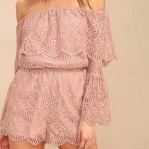 Blush romper -small